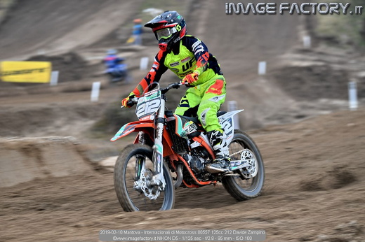 2019-02-10 Mantova - Internazionali di Motocross 00557 125cc 212 Davide Zampino